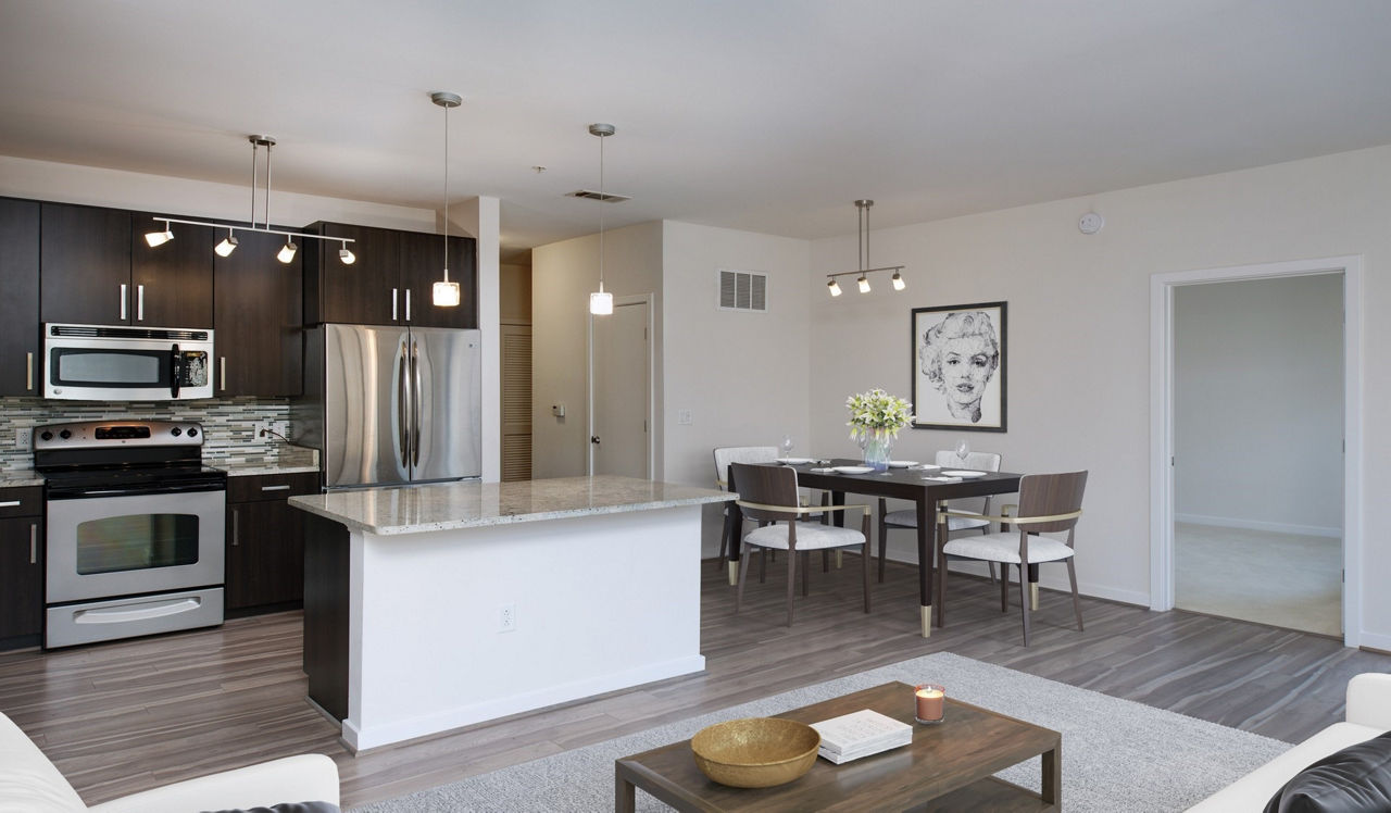 Avery Row - Arlington, VA - Living Room