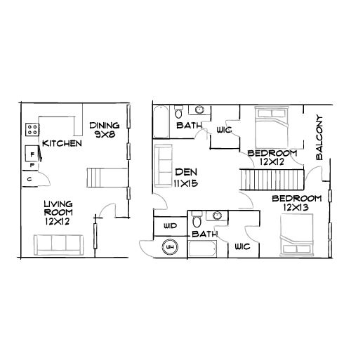 2D Diagram Furnished