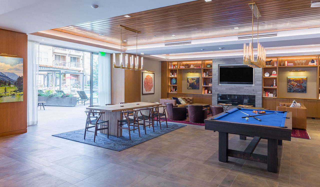 Game room at 21 Fitzsimons
