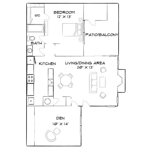 2D Diagram Furnished