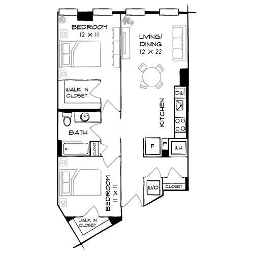The Elm - Bethesda, MD - Floor Plan
