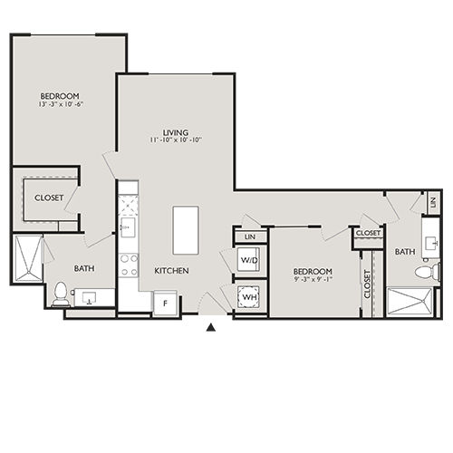 Upton Place - Washington DC - Floor plan diagram