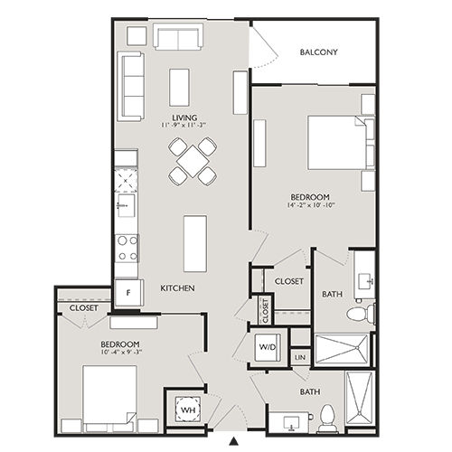 2D Diagram Furnished