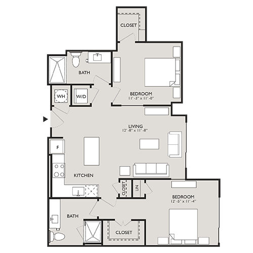 2D Diagram Furnished