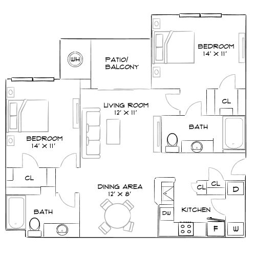 Haven 124 at Eastlake Station - Northglenn, CO - Diagram