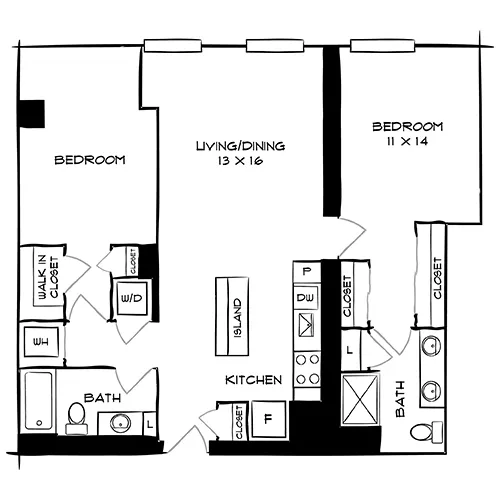 The Elm - Bethesda, MD - Floor Plan