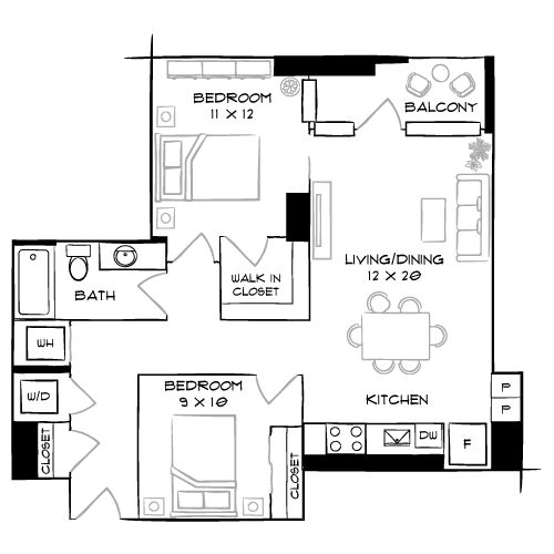 The Elm - Bethesda, MD - Floor Plan