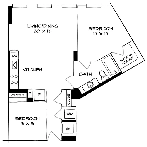 The Elm - Bethesda, MD - Floor Plan