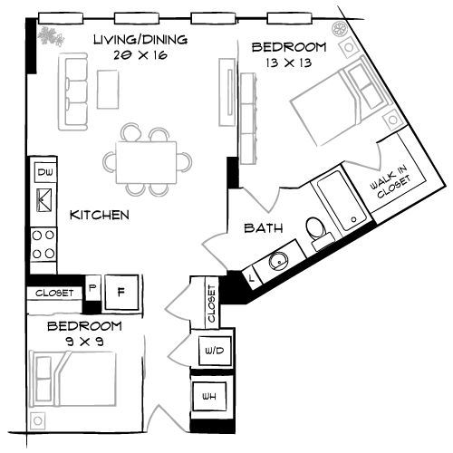 The Elm - Bethesda, MD - Floor Plan