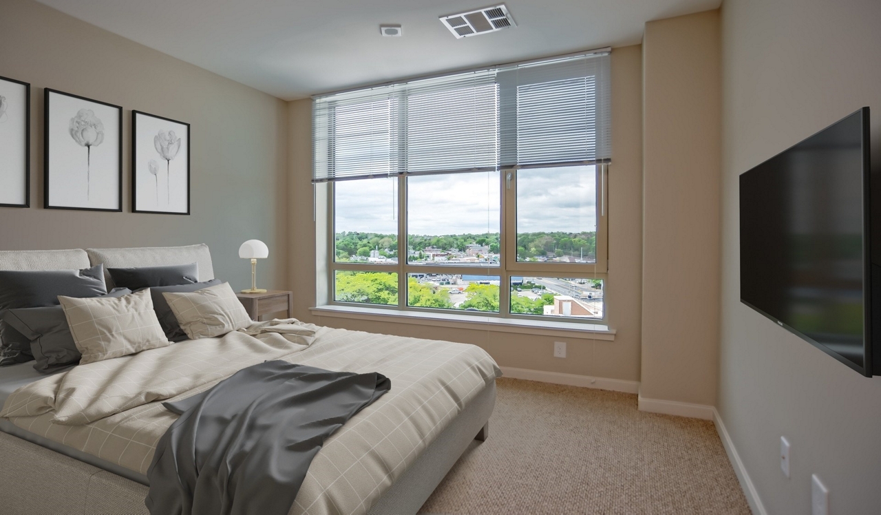 One Ardmore Place - Luxury Philadelphia Apartments - interior bed.