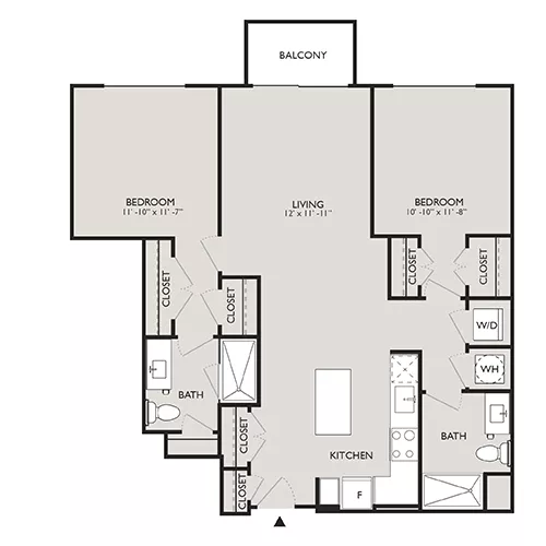 Upton Place - Washington DC - Floor Plan Diagram