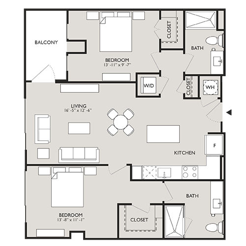 2D Diagram Furnished