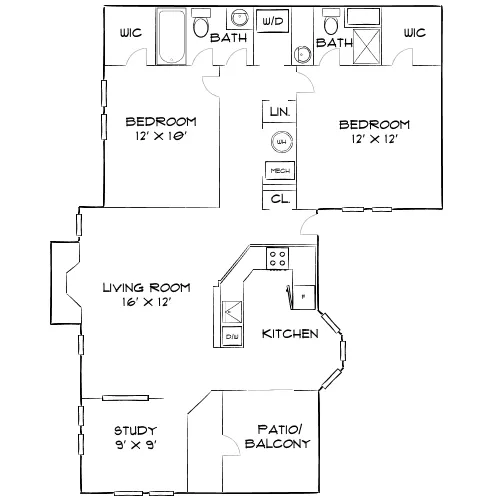 Arcadia - Centennial, CO - Floor Plan Diagram