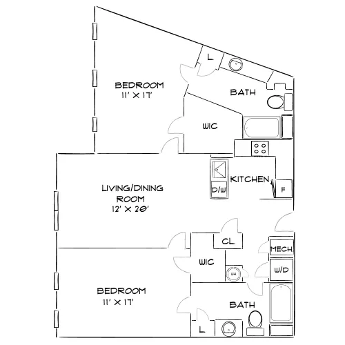 The Chase at Overlook Ridge - Revere, MA - Floor Plan Diagram