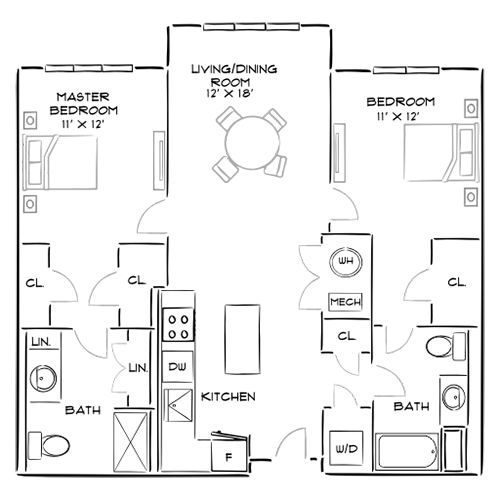 The Chase at Overlook Ridge - Revere, MA - Floor Plan Diagram