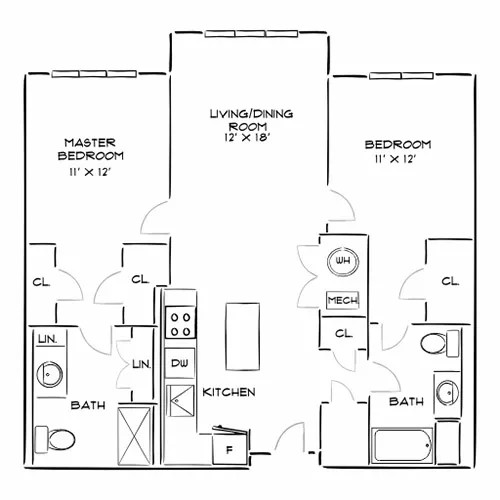 The Chase at Overlook Ridge - Revere, MA - Floor Plan Diagram