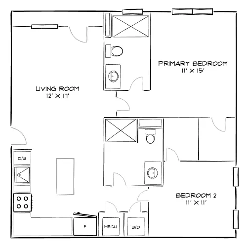 Solea at Miami Lakes - Hialeah, FL - Floor Plan Diagram