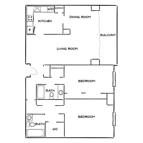 The Summit - Alexandria, VA - Floor plan diagram