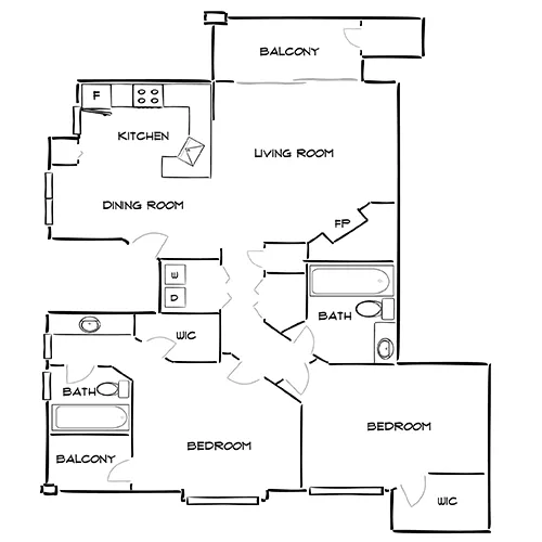Verdant - Boulder, CO - Floor Plan Diagram