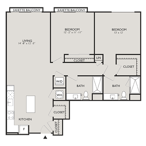 Upton Place - Washington DC - Floor plan diagram