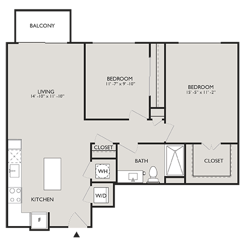 Upton Place - Washington DC - Floor plan diagram