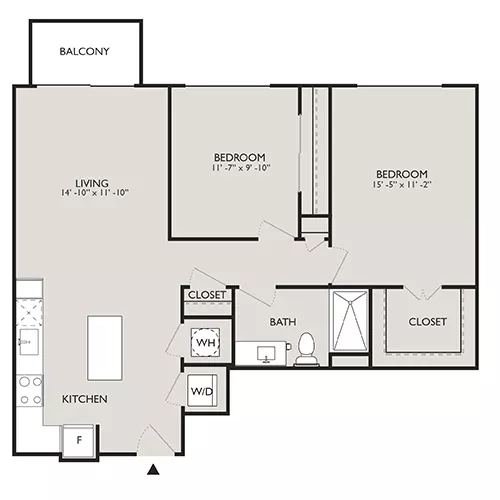 Upton Place - Washington DC - Floor plan diagram