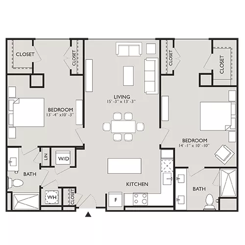 Upton Place - Washington DC - Floor plan diagram