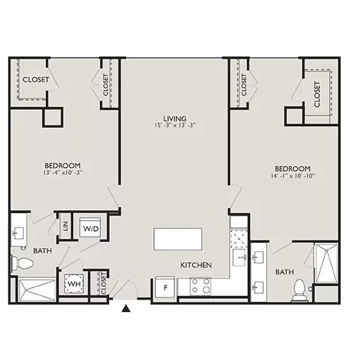 Upton Place - Washington DC - Floor plan diagram