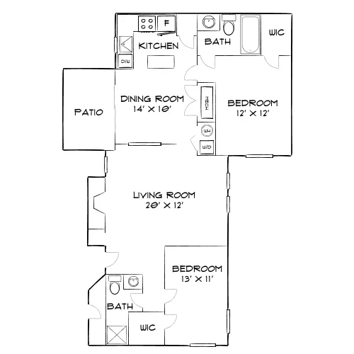 Arcadia - Centennial, CO - Floor Plan Diagram