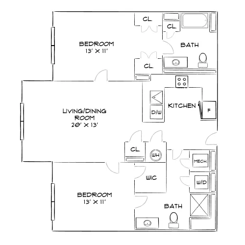 The Chase at Overlook Ridge - Revere, MA - Floor Plan Diagram