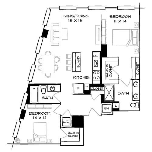 The Elm - Bethesda, MD - Floor Plan