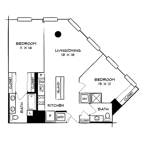 The Elm - Bethesda, MD - Floor Plan