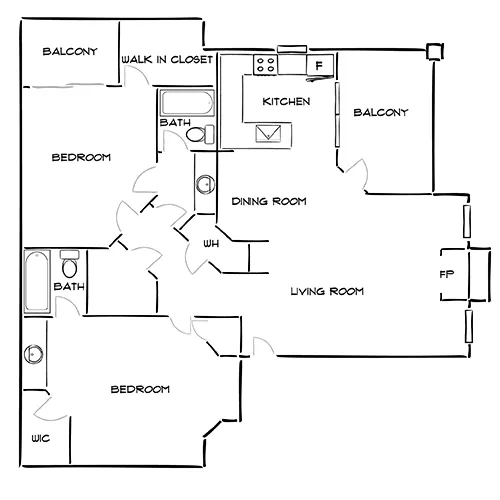 Verdant - Boulder, CO - Floor Plan Diagram