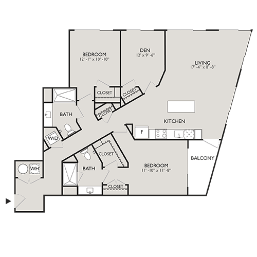 Upton Place - Washington DC - Floor Plan Diagram