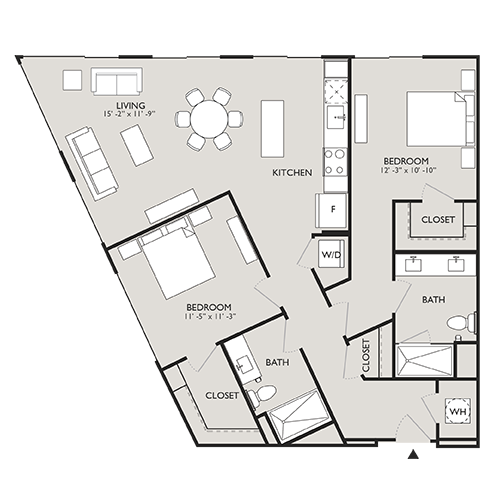 Upton Place - Washington DC - Floor Plan Diagram