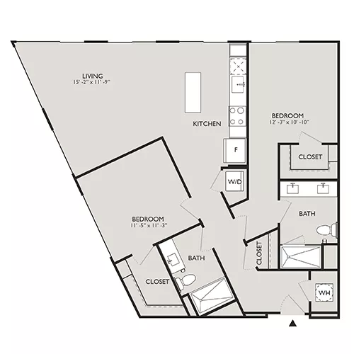 Upton Place - Washington DC - Floor Plan Diagram