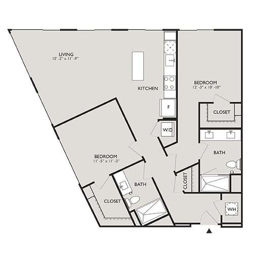Upton Place - Washington DC - Floor Plan Diagram
