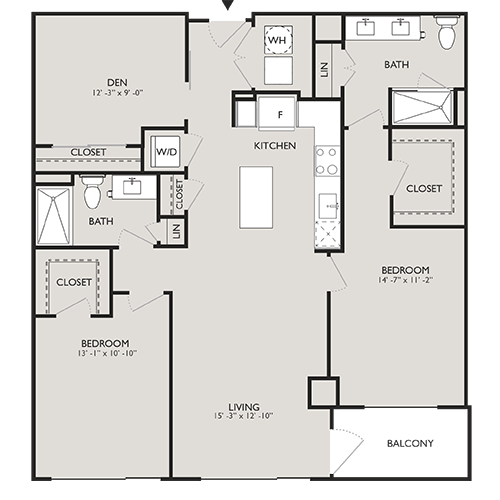 Upton Place - Washington DC - Floor plan Diagram