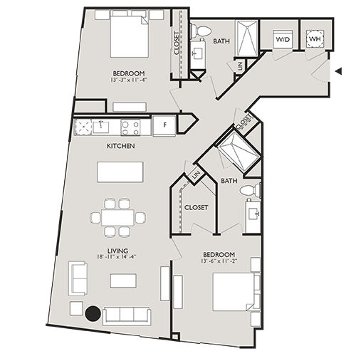 2D Diagram Furnished