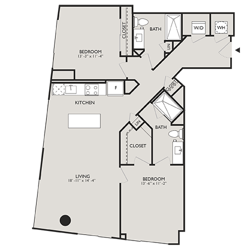 Upton Place - Washington DC - Floor plan Diagram