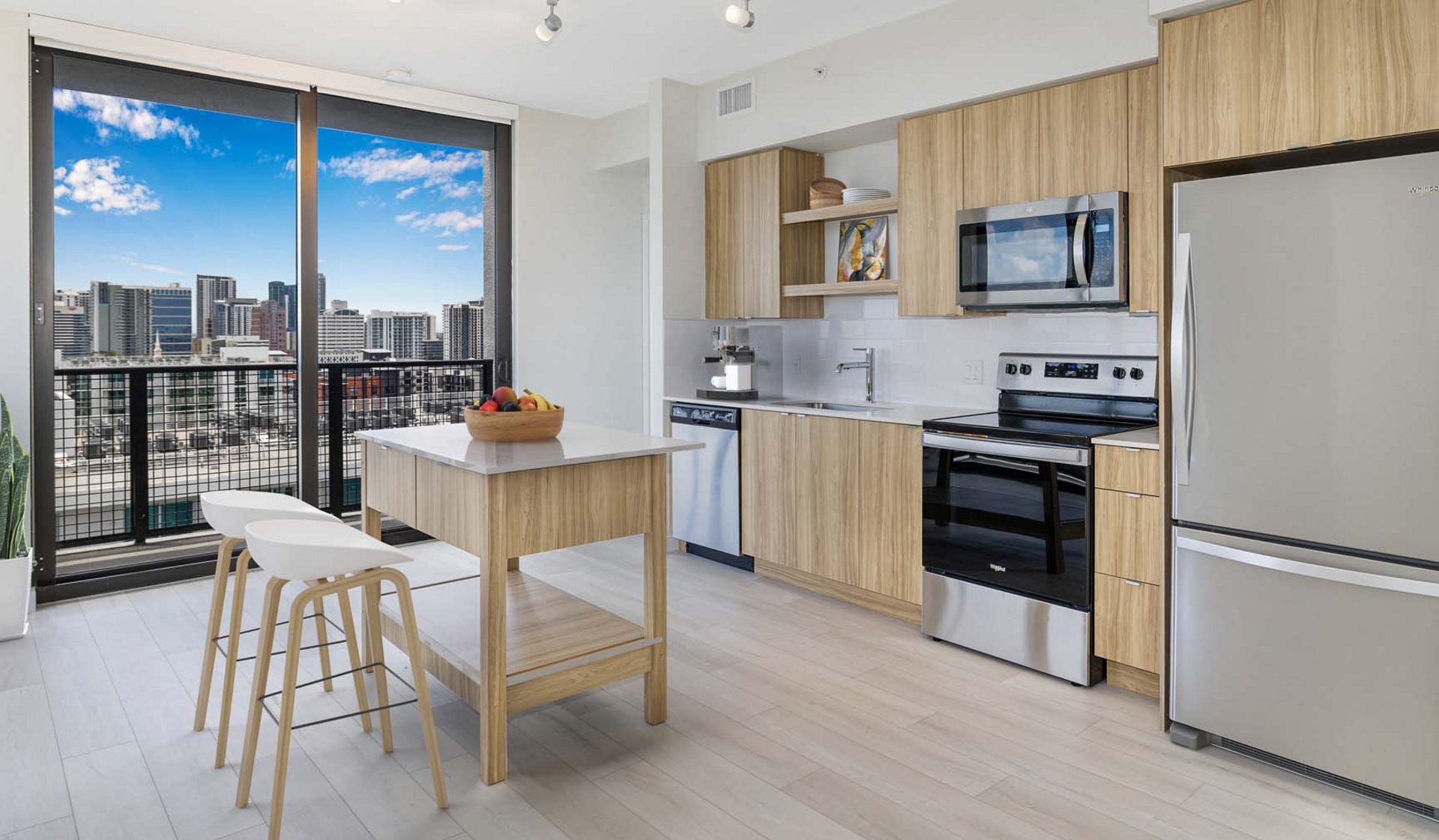 The District at Flagler Village - Fort Lauderdale, FL - Interior Kitchen