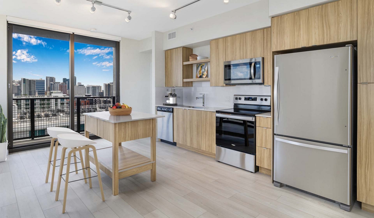 The District at Flagler Village - Miami, FL - Interior Kitchen