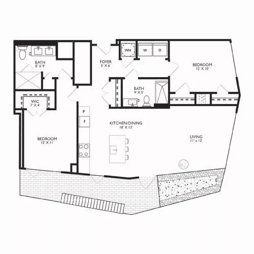 Ravel and Royale - Bethesda, MD - Floor Plan Diagram