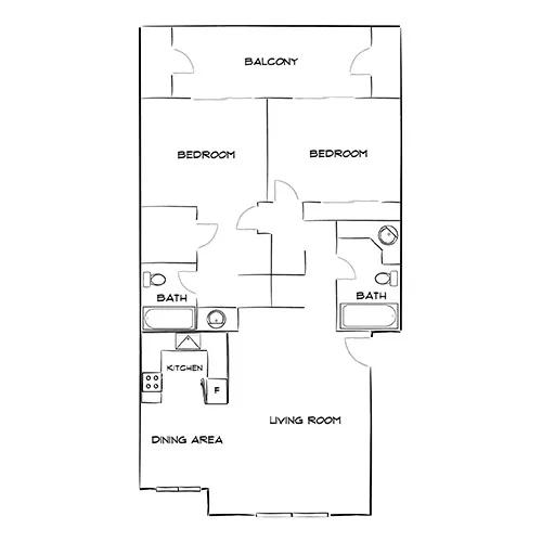 Point Bonita - Chula Vista, CA - Floor Plan Diagram