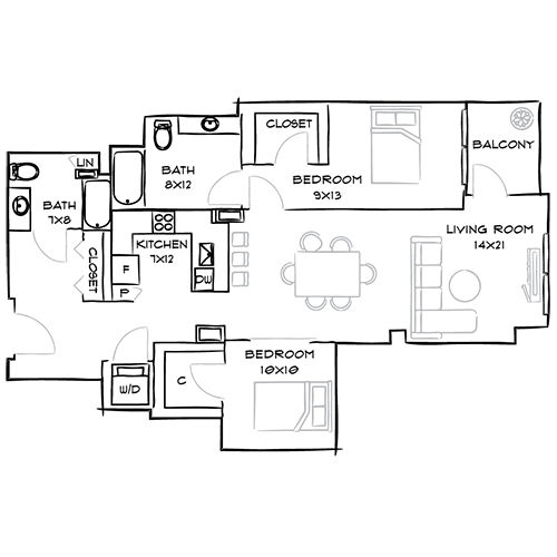 /content/dam/aimco-properties/043315/floor_plan_diagrams/sketch/unfurnished/pngs/2F20Parent_21C-2_DIMS_BW_SKETCH_500x500-01.png