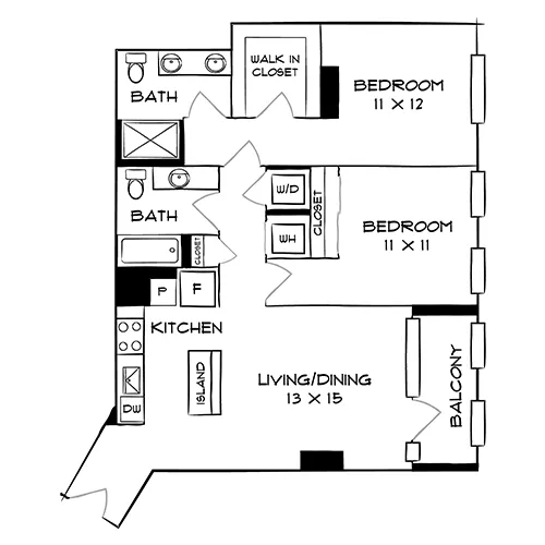 The Elm - Bethesda, MD - Floor Plan
