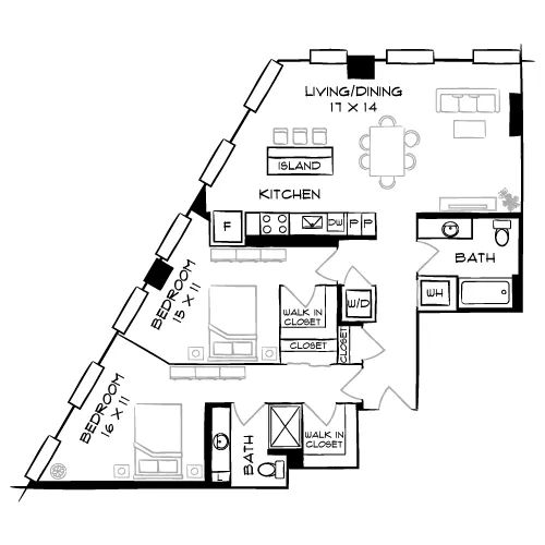 The Elm - Bethesda, MD - Floor Plan