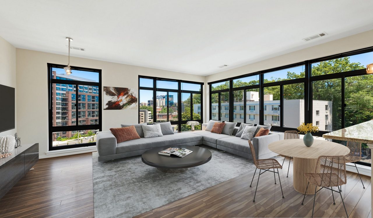 Avery Row - Arlington, VA - Living Room