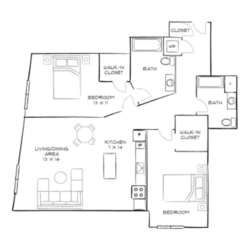 One Greenway - Boston, MA - Floor Plan Diagram