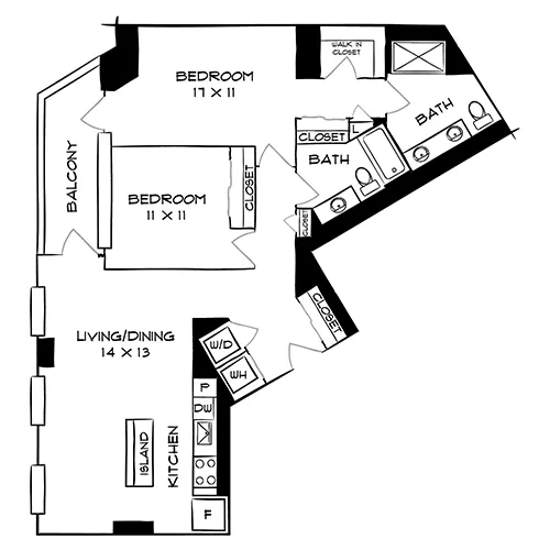 The Elm - Bethesda, MD - Floor Plan